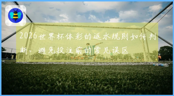 2026世界杯体彩的返水规则如何判断，避免投注前的常见误区